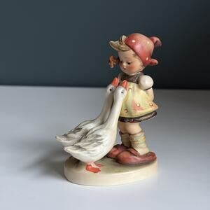 Vintage Goebel Hummel GOOSE GIRL 47 3/0 Figurine 4” 1981, W. Germany TMK3 C1
